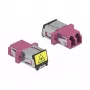 Glasfaser-Koppler DeLOCK 86901 LC Duplex Buchse auf LC Duplex Buchse Multimode Violett