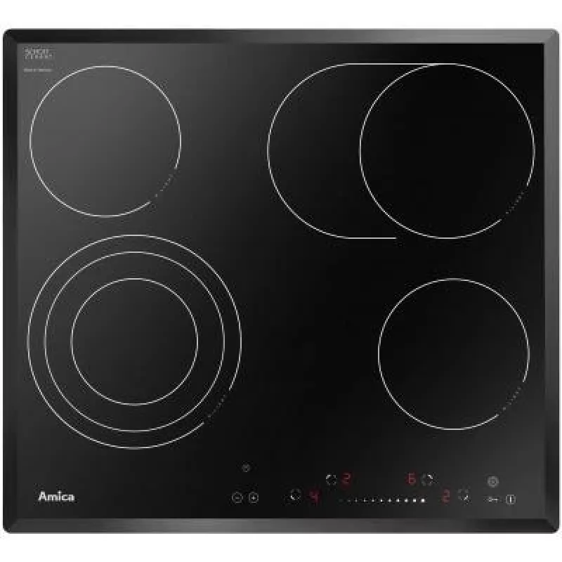 Keramik-Kochfeld Amica Pc 6411FTS Kindersicherung Timer