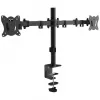 Dual-Monitor-Tischhalterung MONTIS Dual Monitor Mount Everest MT015, 13–27 Zoll, 2 Arme, max. 16 kg, VESA 75x75–100x100, schwarz
