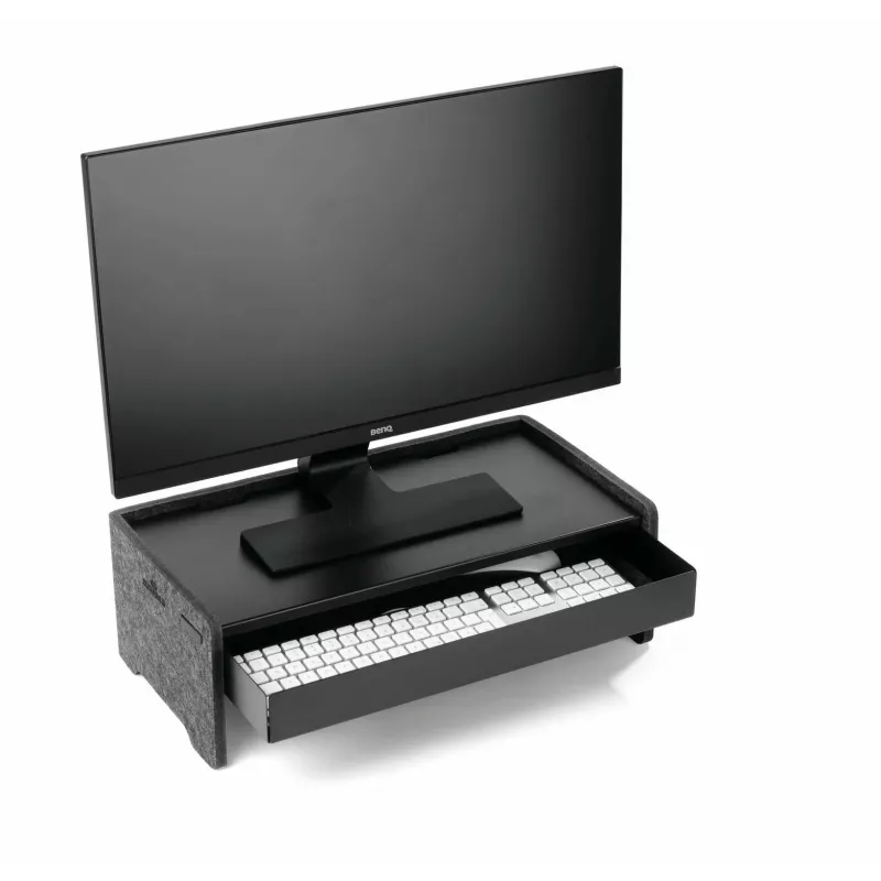 Schublade Durable 508201 Monitorhalterungs-Zubehör Schwarz Metall 468 mm Breite 221 mm Tiefe 53 mm Höhe