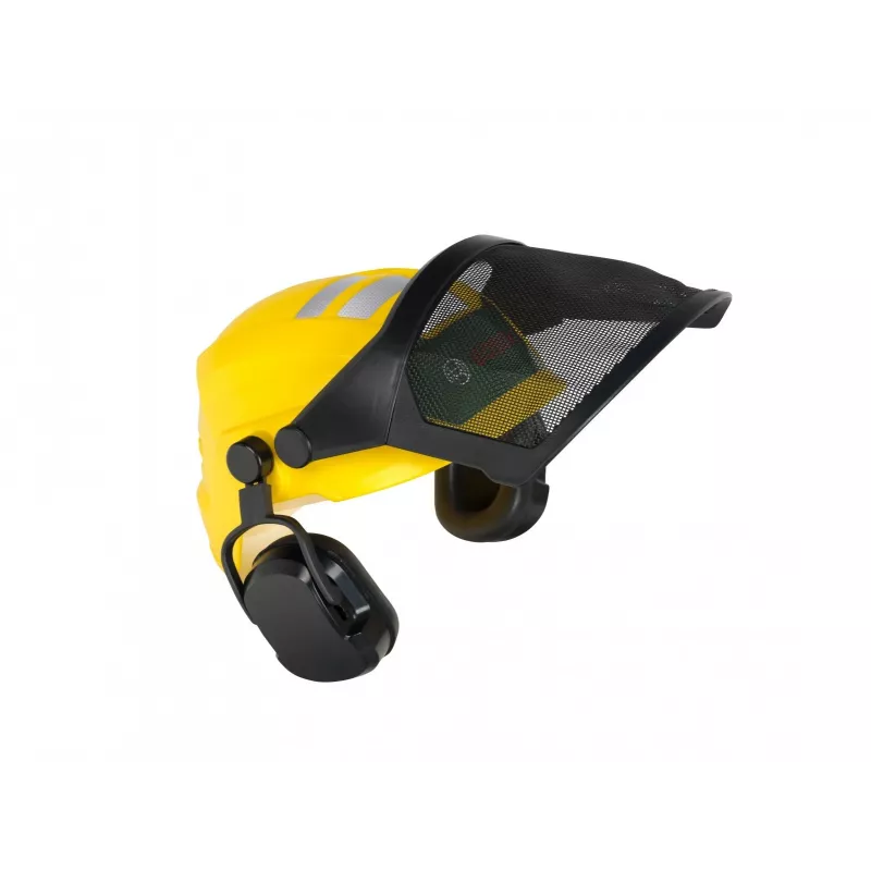 KLEIN Holzfällerhelm mit Visier Modell 8199 — Kinder-Rollenspiel-Schutzhelm