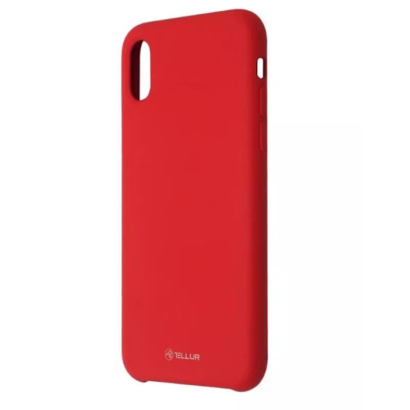 Handyhülle Tellur Silikon Cover für iPhone XS — Rot