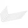 EK Water Blocks EK-Loop Hard Tube 14/10mm Acryl, 90-Grad-Bogen – 80 cm, 6 Stück