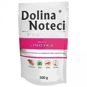 DOLINA NOTECI Premium Reich an Pute - Nassfutter für Hunde - 500 g