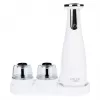 Salz- und Pfeffermühlen-Set Adler AD 4449W Stahl Weiß, Keramikmahlwerk, 150 ml, USB-C wiederaufladbar