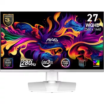 Monitor MSI MAG 272QPWDE X28 26,5 Zoll QHD QD-OLED Gaming-Monitor