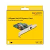 DeLOCK 90760 Interne Netzwerkkarte 2500 Mbit/s PCI Express Kabelgebunden