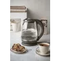 Adler | Wasserkocher | AD 1286 | Standard | 2200 W | 2 L | Kunststoff/Glas | 360° drehbare Basis | Grau/Transparent