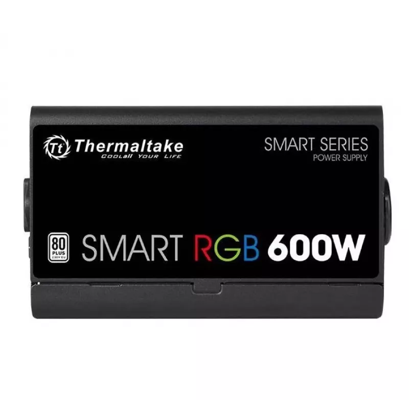 Thermaltake SMART RGB PS-SPR-0600NHSAWE-1 - Netzteil (intern) - ATX12V 2.3 - 80 PLUS - AC 230 V - 600 Watt - aktives PFC - Schwarz