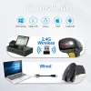 Kabelloser Barcodescanner QOLTEC 50856 – 1D- & 2D-kabelloses Handgerät, USB-Schnittstelle, ABS-Gehäuse, 170×62×100 mm, 203 g