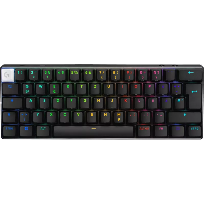 Logitech G PRO X 60 Tastatur Gaming USB RF Wireless Bluetooth QWERTZ Deutsch Schwarz