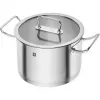 Kochtopfset ZWILLING 65120-005-0 — 5-teilige Edelstahltöpfe, Deckel, ofen- und spülmaschinenfest, Antihaftbeschichtung, max. 200°C