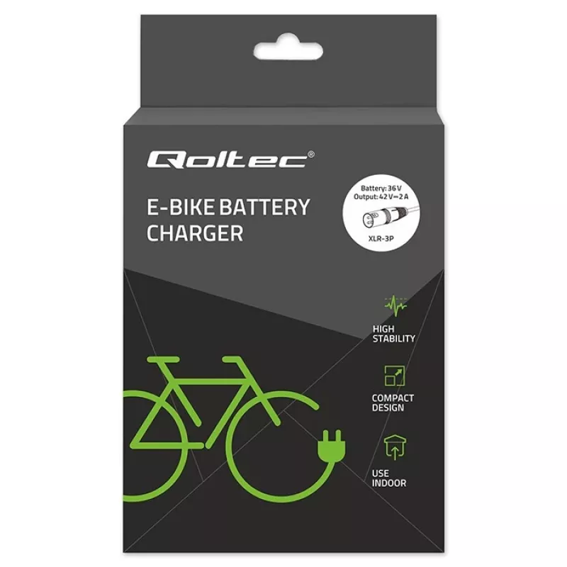Ladegerät für E-Bike 36V 42V 2A 3P XLR 18mm