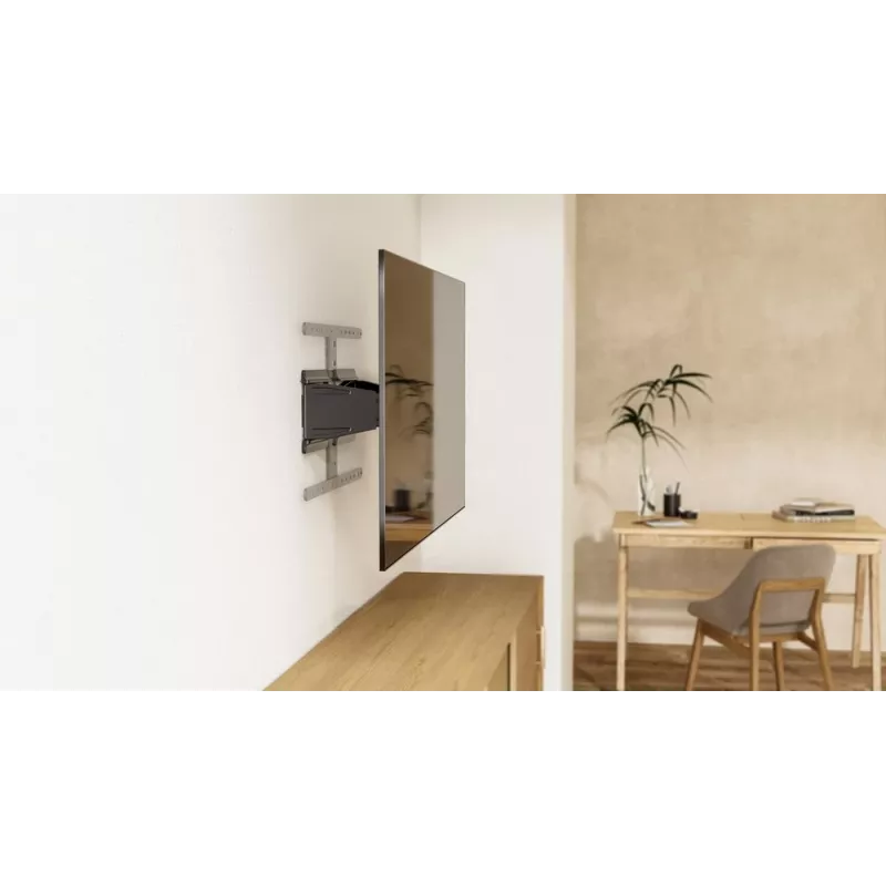 Vollbewegliche TV-Wandhalterung GEMBIRD WM-90ST-02 für 43–90 Zoll Bildschirme, Gelenkhalterung, VESA 100x200–600x400, 50 kg Tragkraft