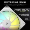Lüfter Corsair RS140 ARGB 14 cm Weiß 330-1700 U/min