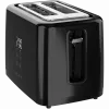 Elektrischer Toaster, schwarz, 220-240V, 50-60Hz, 780-930W, 2 Schlitze, 3 Modi, 7 Bräunungsstufen