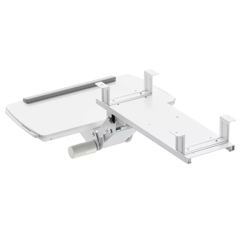 Tastaturhalterung MACLEAN MC-156 W — verstellbare Untertisch-Ablage, max. Belastung 5 kg