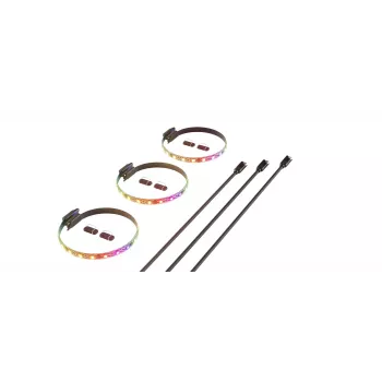 LED-Streifen HYTE LS10 Mehrfarbig 12V 0,2A 0,33m 3 Stück