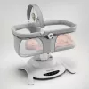 Wiege / Schaukelwiege Lionelo Bella Set Grau Beton – Babybett mit Schaukelfunktion
