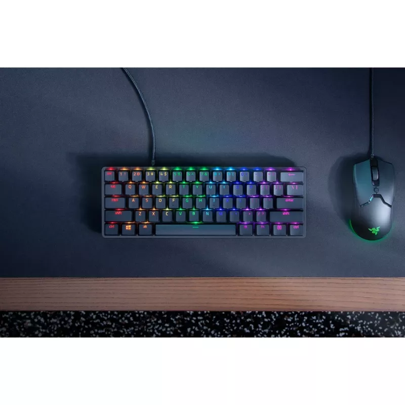 Huntsman Mini, Gaming-Tastatur schwarz, DE-Layout, Razer Linear Optical (Red)