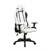 Gaming-Stuhl Arozzi Torretta SoftPU — weiß, Soft-PU-Bezug, verstellbare Armlehnen, neigbare Rückenlehne