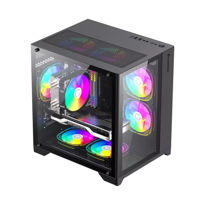 Gamemax | Gehäuse | INFINITY MINI BK | M-ATX