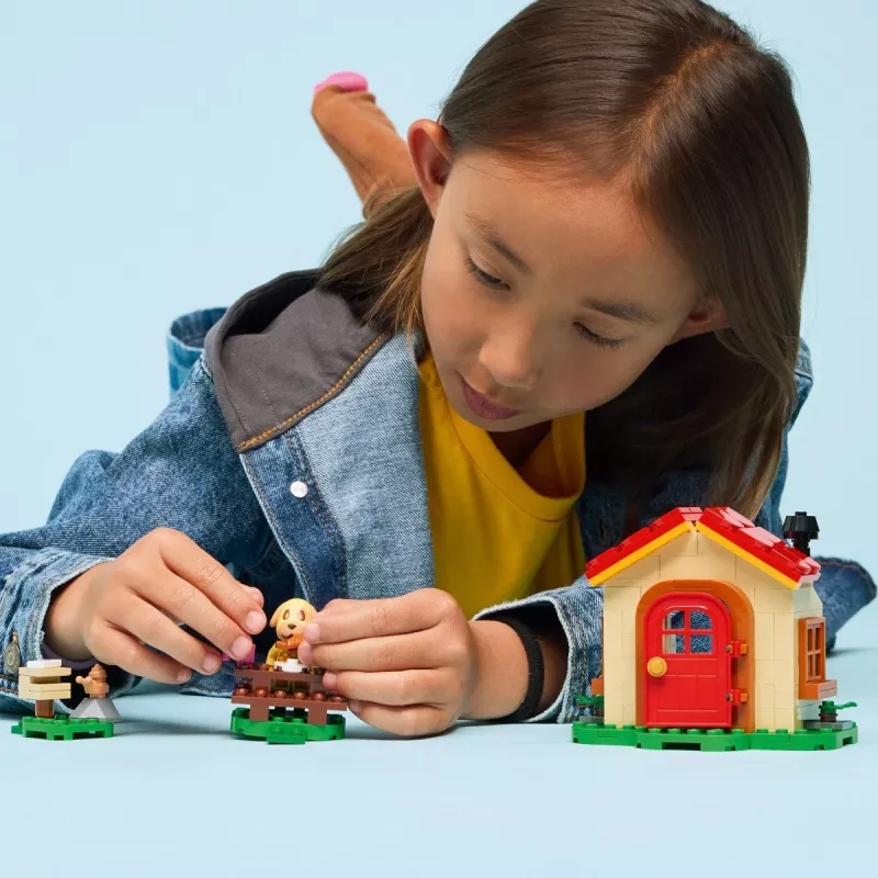 Konstruktionsspielzeug LEGO Animal Crossing Gemütliches Haus 77058, 149 Teile, 1 Minifigur, Größe 120×90×70 mm