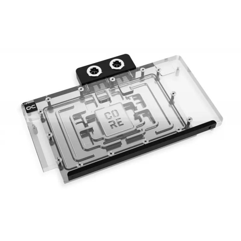 Backplate Alphacool 10269 Acryl Aluminium Chrom Kupfer Nylon Schwarz 155,5x235,9x34mm