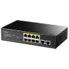 Netzwerk-Switch Cudy FS1010PG — 10/100 Mbps, 8 PoE-Ports, 2 Uplink, 120W PoE-Budget, Metallgehäuse