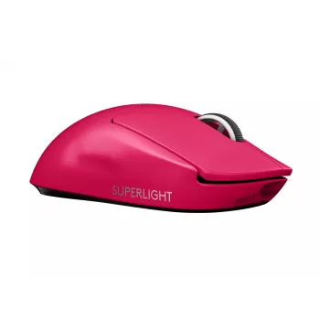 Logitech PRO X SUPERLIGHT Wireless Maus Magenta Maus (910-005957)