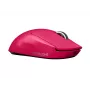 Logitech PRO X SUPERLIGHT Wireless Maus Magenta Maus (910-005957)