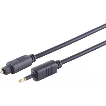 Optisches Audiokabel ShiverPeaks 69014-0.5 – Toslink (4,0 mm) auf 3,5 mm, 0,5 m