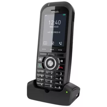 Snom M70 DECT-Telefonhörer mit Rufnummernanzeige Schwarz