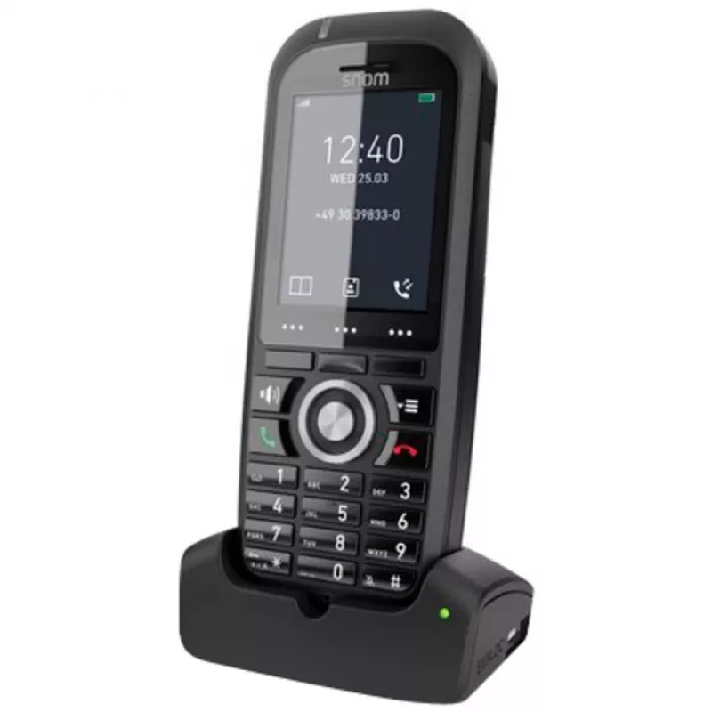 Snom M70 DECT-Telefonhörer mit Rufnummernanzeige Schwarz