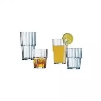 Trinkglas Esmeyer Norvege 410-675 0,27 l klar — Set mit 6 Stück