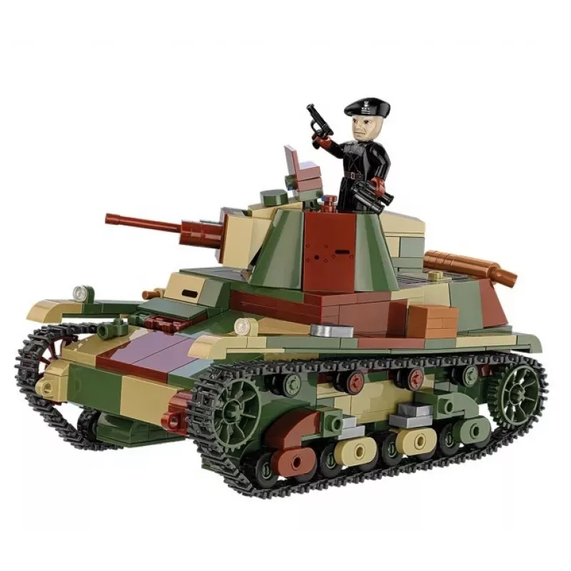 Cobi Bausteine Leichter Panzer 7TP Modell, 669 Teile, COBI-2661