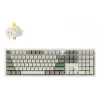 Mechanische Tastatur Keychron Q6M-P4 — Full-size 100% kabelgebunden & kabellos (USB, RF, Bluetooth 5.1), RGB-Hintergrundbeleuchtung, Weiß, USB-C