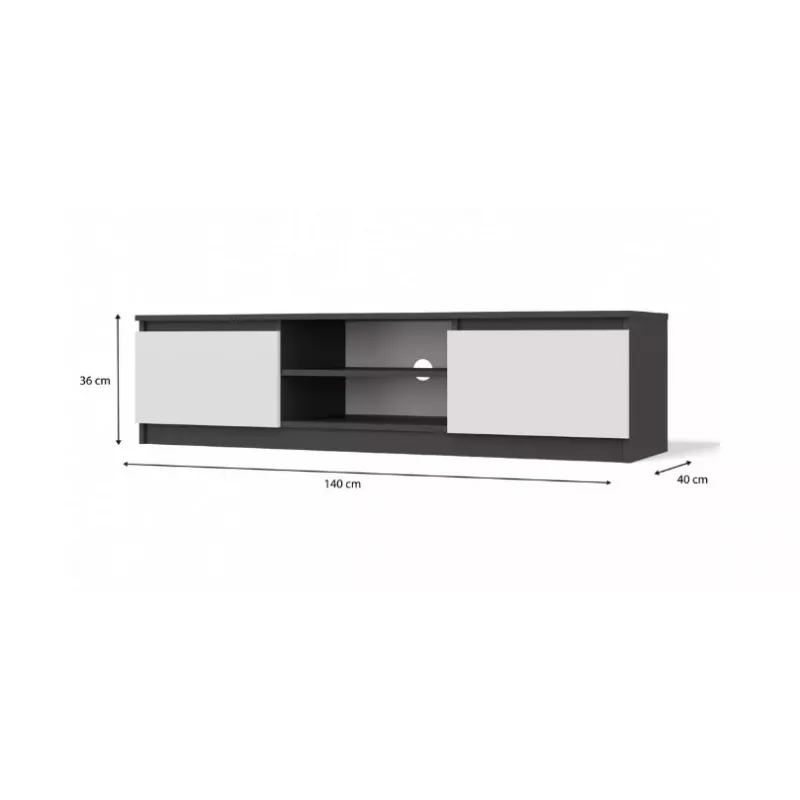 RTV 140 MALWA ANTHRACITE/Weiß