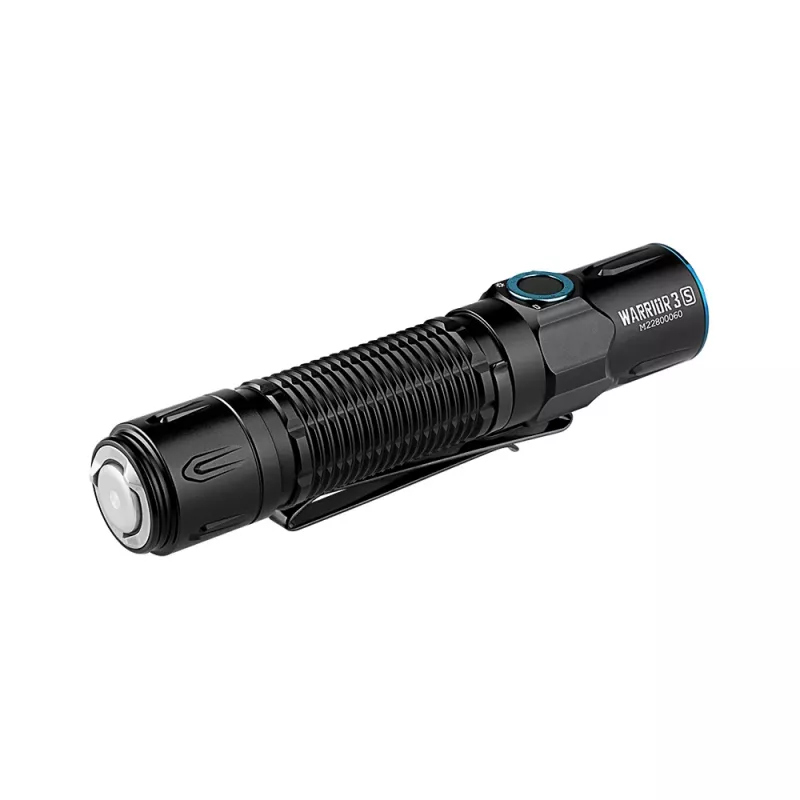 Taktische Handheld-Taschenlampe olight Warrior 3S — LED 2300 lm, 300 m Reichweite, IPX8, 21700 Li-Ion 5000 mAh