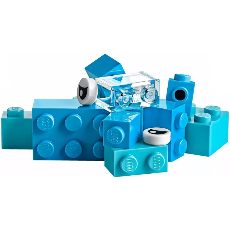 LEGO 10713 Classic Creative Koffer Aufbewahrungsbox für Spielzeug mit lustigen bunten Bausteinen Geschenk für Kinder ab 4 Jahren Jungen & Mädchen Einzel