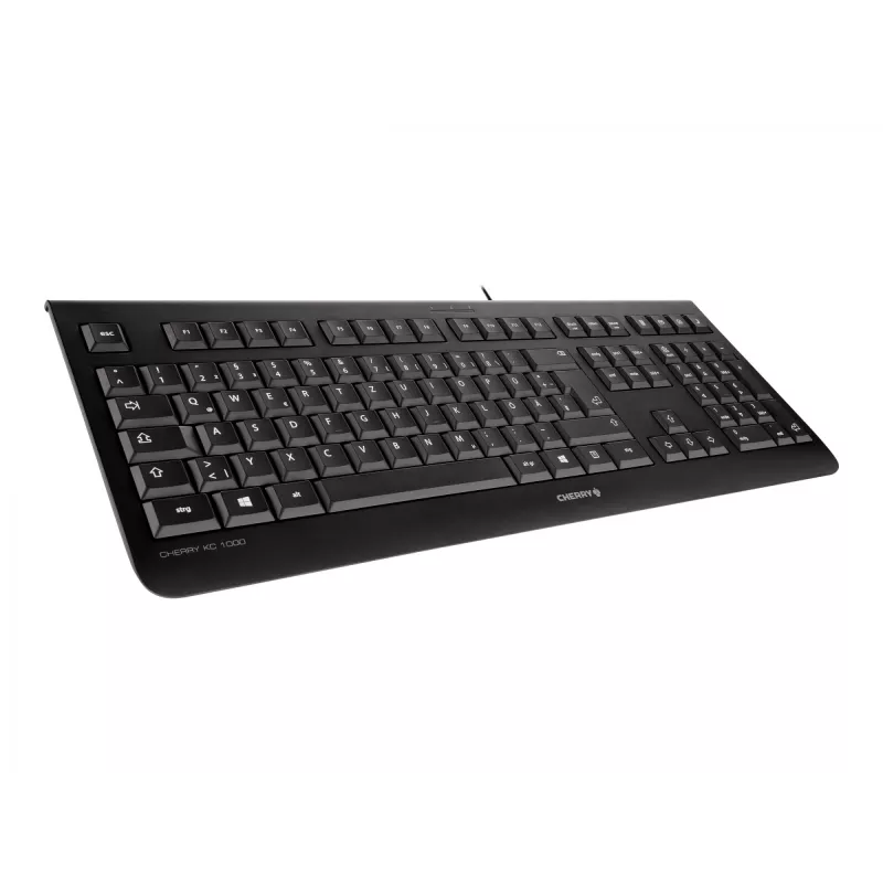 Cherry KC 1000 - Tastatur - Nordisch - Schwarz
