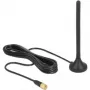 DeLOCK - Mobilfunkantenne - Innenbereich / Außenbereich - DECT, UMTS, GSM, LTE, ZigBee, Z-Wave, LoRa 868 MHz / 915 MHz (12419)