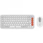 Logitech POP Icon Combo Bluetooth QWERTZ Swiss Orange White Maus