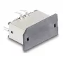 DeLOCK 67193 Kabelverbinder USB Typ-E Schwarz Silber Buchse