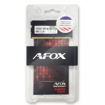 Laptop SODIMM DDR4 8 GB 2400 MHz AFOX AFSD48EK1P 260-Pin SO‑DIMM 1,2 V