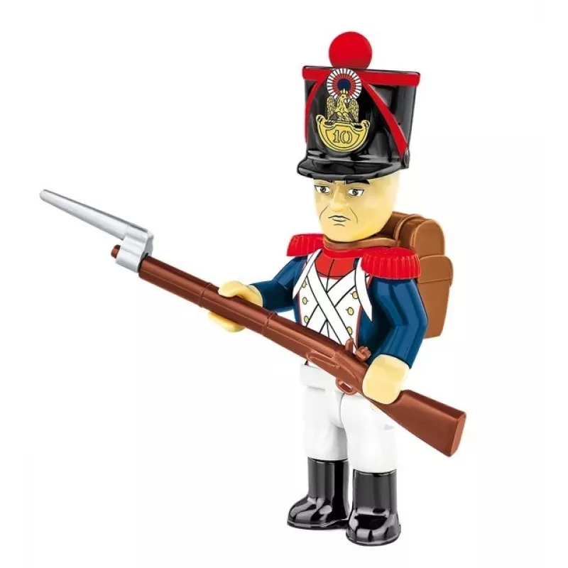 Französische Soldaten Bausteinset, 41 Teile