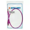 Intellinet Netzwerk-Patchkabel, Cat6, 0,5 m, Rot, Kupfer, S/FTP, LSOH / LSZH, PVC, RJ45, vergoldete Kontakte, Knickschutzhülle, mit Tülle, lebenslange Garantie