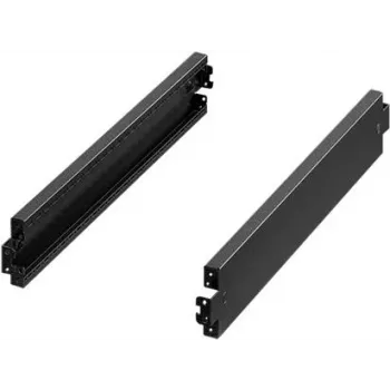 Verkleidungsblende Rittal VX 8660.036 Schwarz Stahl 1200mm Tiefe 100mm Höhe