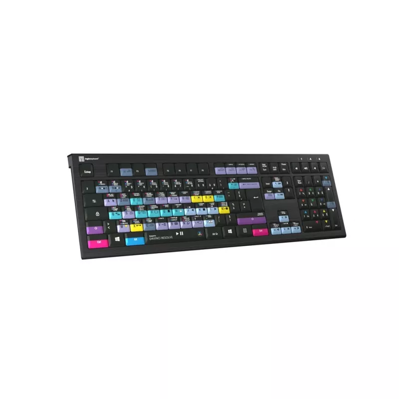 Tastatur Logickeyboard ASTRA 2 USB AZERTY English Schwarz