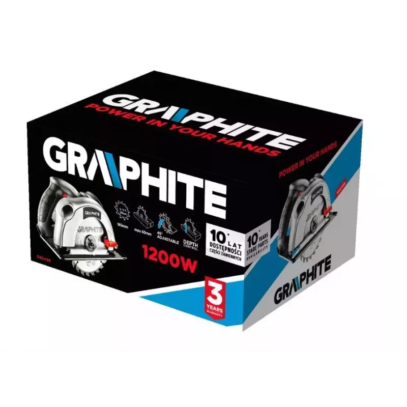 Kreissäge Graphite 58G488 1200 W 185 mm
